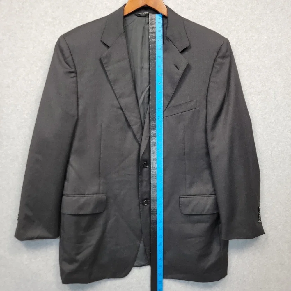 CANALI Italy Wool Dk Gray 2-Button Blazer Jacket AL 13220/32 Mens 41R (US)
